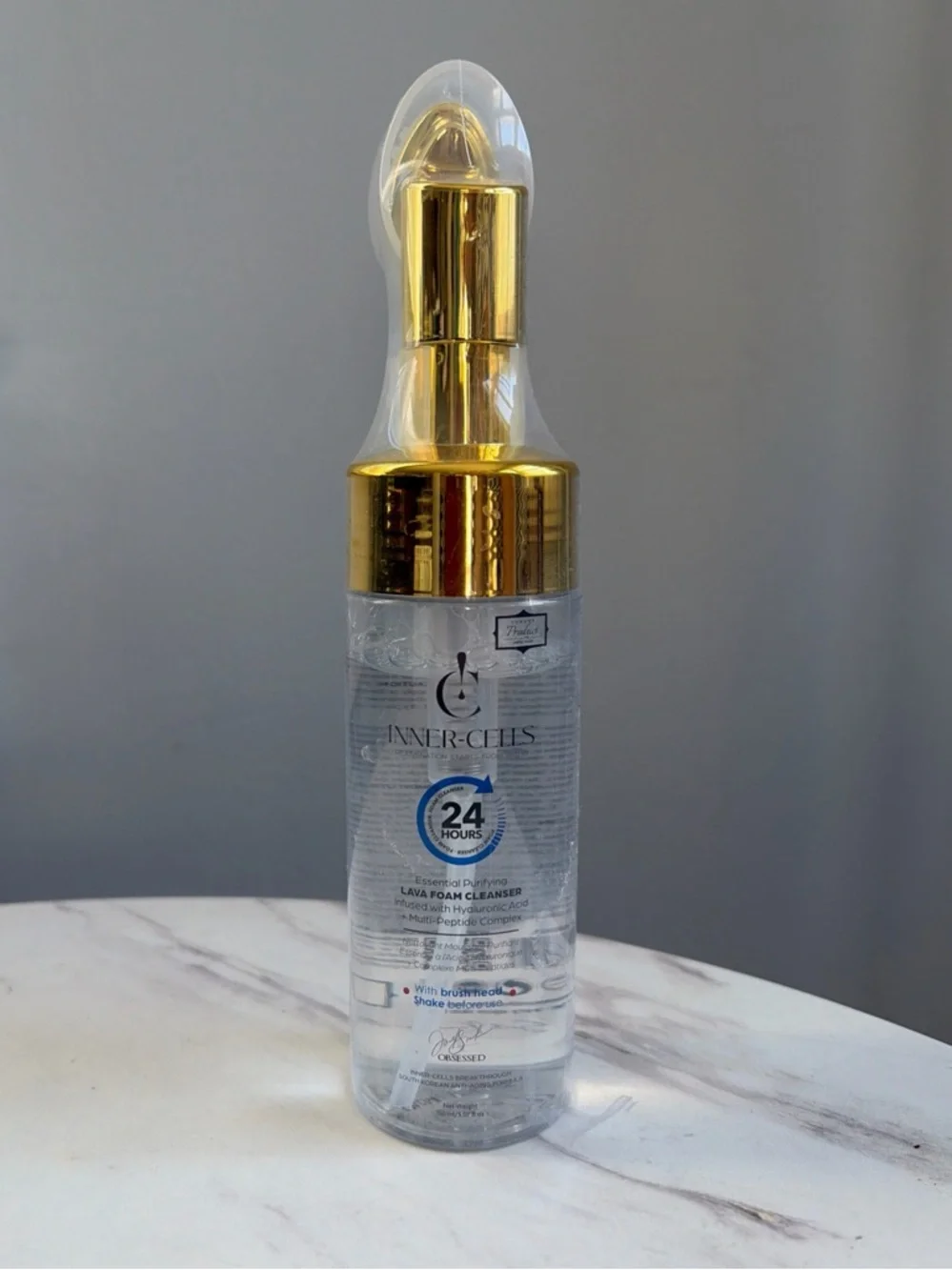 INNER-CELLS Clear Foam Peptide Cleanser 150ml New